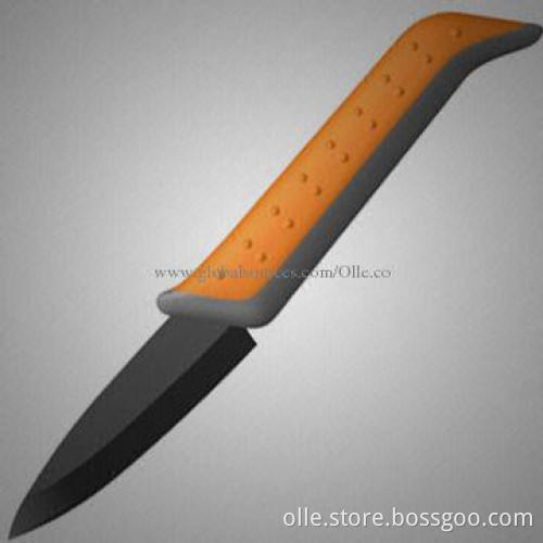 Brand New Design 3-inch/177mm Colorful Handle Ceramic Knife